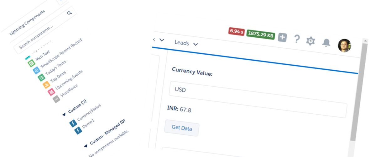 Lightning component simple currency converter