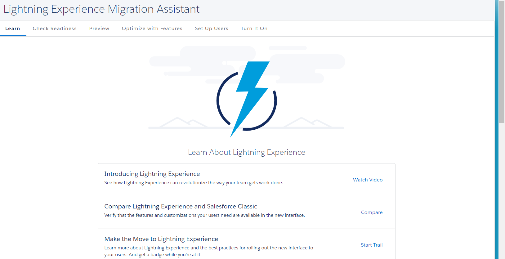 Disabling Lightning Experience for users