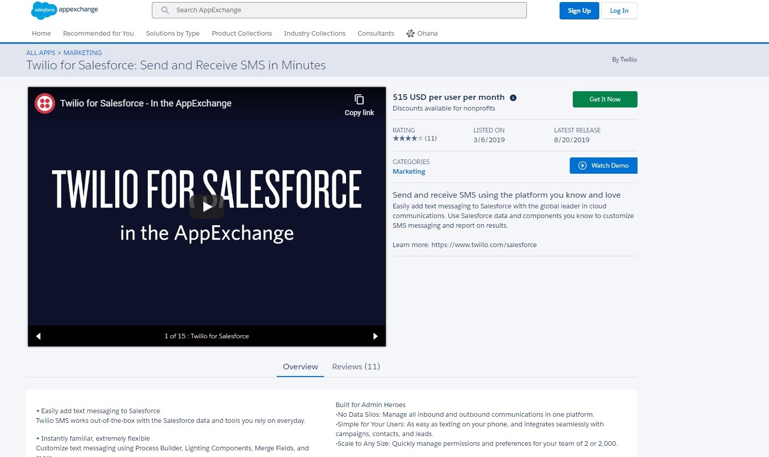 Twilio for Salesforce